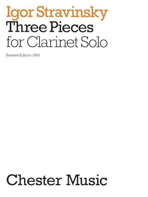 Bild des Verkufers fr 3 Pieces for Clarinet Solo zum Verkauf von Smartbuy