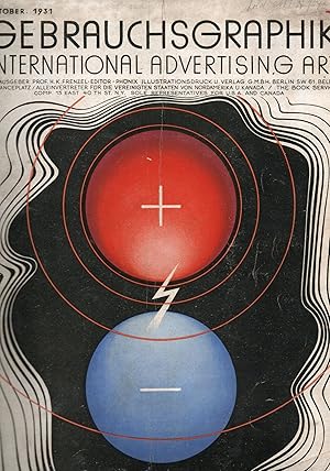 Seller image for Gebrauchsgraphik; International Advertising Art for sale by Rare Illustrated Books