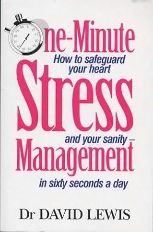 Seller image for One Minute Stress Management for sale by WeBuyBooks