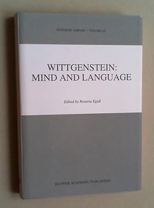 Wittgenstein: mind and language.