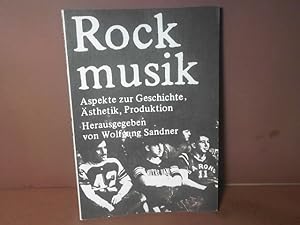 Bild des Verkufers fr Rockmusik. - Aspekte zur Geschichte, sthetik, Produktion. zum Verkauf von Antiquariat Deinbacher