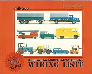 Image du vendeur pour Das Handbuch fr Modell-Auto-Sammler. Wiking Liste. mikado 1984/85. Grundmodelle und Modell-Varianten, Herstellungszeiten, Aktuelle Preise, RAL-Farbkarte NEU. mis en vente par Lewitz Antiquariat