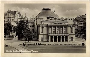 Bild des Verkufers fr Ansichtskarte / Postkarte Grlitz in der Lausitz, Gerhart Hauptmann Theater zum Verkauf von akpool GmbH