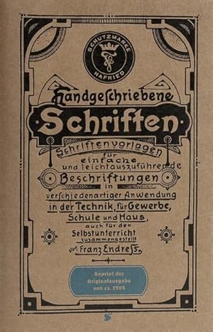 Seller image for Handgeschriebene Schriften : Schriftenvorlagen fr einfach und leichtauszufhrende Beschriftungen for sale by Smartbuy