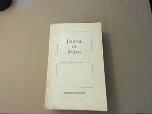 Imagen del vendedor de Journal De Raissa. a la venta por JLG_livres anciens et modernes