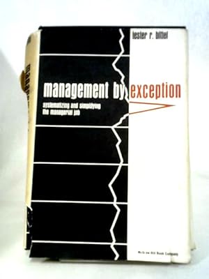 Immagine del venditore per Management by Exception venduto da World of Rare Books