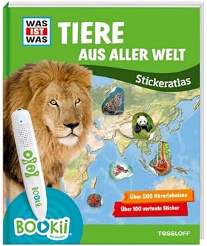 Bild des Verkufers fr BOOKii WAS IST WAS Stickeratlas Tiere aus aller Welt zum Verkauf von Smartbuy