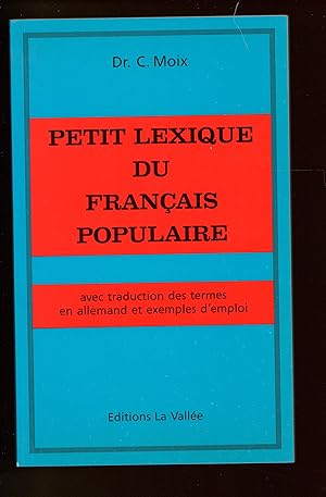 petit lexique du français populaire