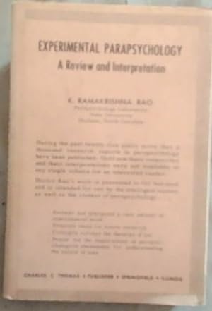 Bild des Verkufers fr Experimental Parapsychology : a review and interpretation zum Verkauf von Chapter 1
