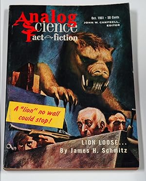 Bild des Verkufers fr ANALOG Science Fact & Fiction: October, Oct. 1961 ("Planet of The Damned") zum Verkauf von Preferred Books