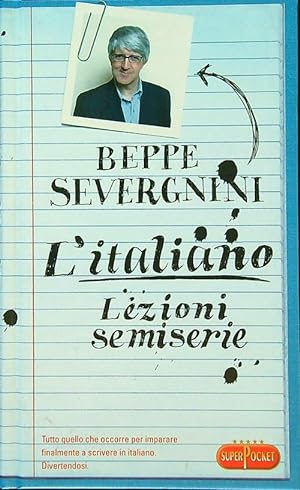 Seller image for L'italiano lezioni semiserie for sale by Librodifaccia