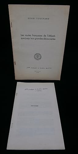 Image du vendeur pour LES ROUTES FRANAISES DE L'ATLANTIQUE JUSQU'AUX GRANDES DCOUVERTES - LES SOURCES DE L'TUDE QUANTITATIVE DE COMMERCE MDIVAL BRETON . mis en vente par Librairie Franck LAUNAI