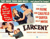 Seller image for Larceny (Movie Postcard) for sale by Armadillo Books