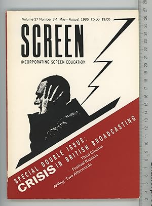 Seller image for Screen Vol 27 No.3-4 1986 Special Double Issue: Crisis in British Broadcasting for sale by Joe Orlik Books