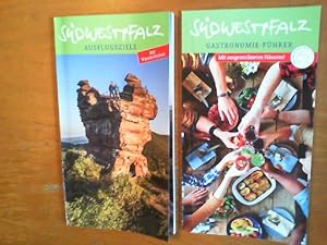 1) Südwestpfalz: Ausflugsziele. Mit Wanderhütten. 2) Südwestpfalz: Gastronomie-Führer, Mit ausgez...
