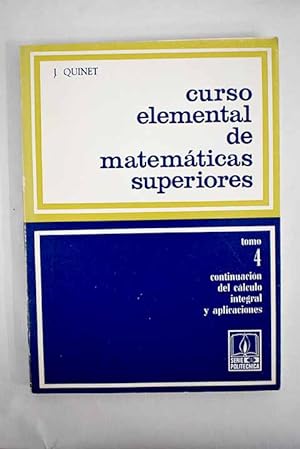 Seller image for Curso elemental de Matemticas superiores for sale by Alcan Libros
