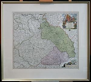 Mappa geographica regnum Bohemia cum adjuncti ducatu Silesiae et marchionatibus Moraviae et Lusat...