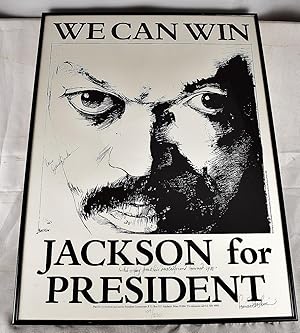 We Can Win. Jackson for President. (Autographed, Limited ed. poster)