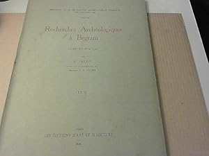 Bild des Verkufers fr Recherches archologiques  Bergram, chantiers n2 (1937) zum Verkauf von JLG_livres anciens et modernes