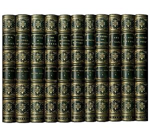 The Author's Own Copies of Eleven Novels, uniformly bound for his library by Zaehnsdorf.