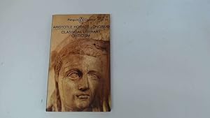 Imagen del vendedor de Classical Literary Criticism Translated with an introduction by T.S. Dorsch a la venta por Goldstone Rare Books