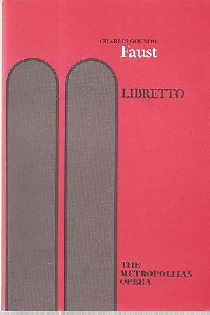 Seller image for Faust Libretto: Opera in Five Acts for sale by The Book Junction