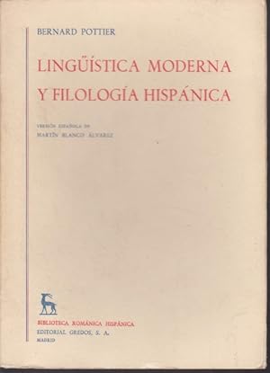 Imagen del vendedor de LINGSTICA MODERNA Y FILOLOGA HISPNICA a la venta por LIBRERIA TORMOS