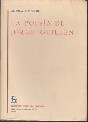 Seller image for LA POESA DE JORGE GUILLN for sale by LIBRERIA TORMOS