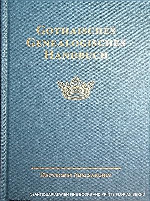 Bild des Verkufers fr GOTHAISCHES GENEALOGISCHES HANDBUCH DER ADELIGEN HUSER: ADELIGE HUSER, BAND 8. Hauptbearbeiter: Gottfried Graf Finck v. Finckenstein (= Gothaisches Genealogisches Handbuch. Herausgegeben von der Stiftung Deutsches Adelsarchiv, bearbeitet unter Aufsicht des Deutschen Adelsrechtausschusses, Band 16 der Gesamtreihe 2022. In Fortfhrung des Almanach de Gotha, der Gothaischen Genealogischen Taschenbcher und der Genealogischen Handbcher des Adels.) zum Verkauf von ANTIQUARIAT.WIEN Fine Books & Prints