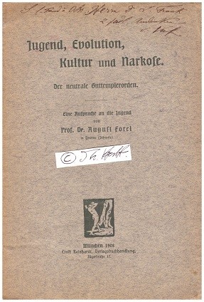 Bild des Verkufers fr AUGUSTE FOREL (auch Auguste-Henri Forel, August Forel, 1848-1931) Professor Dr., Schweizer Psychiater, Hirnforscher, Entomologe, Philosoph und Sozialreformer. Er gilt als Vater der Schweizer Psychiatrie und als einer der wichtigsten Vertreter der Abstinenzbewegung in der Schweiz. zum Verkauf von Herbst-Auktionen