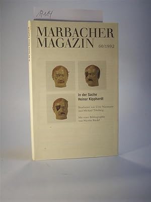 Bild des Verkufers fr In der Sache Heinar Kipphardt. Marbacher Magazin 60 / 1992. zum Verkauf von Adalbert Gregor Schmidt