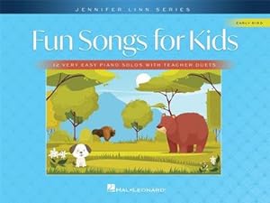 Bild des Verkufers fr Fun Songs for Kids: 12 Very Easy Piano Solos with Teacher Duets - Jennifer Linn Series zum Verkauf von Smartbuy