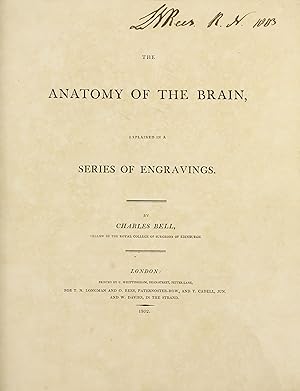 Immagine del venditore per The Anatomy of the Brain, Explained in a Series of Engravings. venduto da Milestones of Science Books