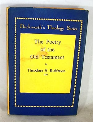 Immagine del venditore per The Poetry of the Old Testament (Duckworth's Theology Series) venduto da Baltimore's Best Books