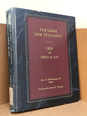 The Greek New Testament: UBS4 With NRSV & NIV (English and Greek Edition)