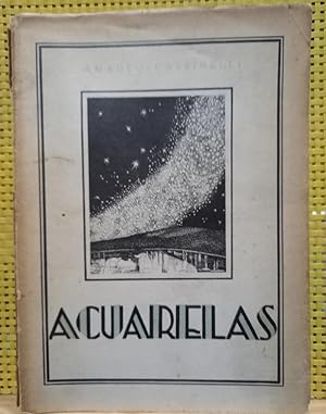 Imagen del vendedor de Acuarelas - Cubierta modernista - 1927 - Primera Edicin - Ejemplar raro y escaso a la venta por Libros de Ultramar Alicante