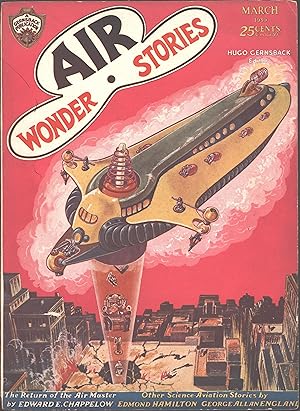 Air Wonder Stories 1930 March.
