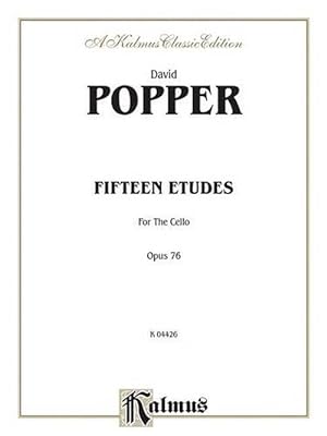 Bild des Verkufers fr Fifteen Etudes for Cello, op. 76 (Paperback) zum Verkauf von Grand Eagle Retail
