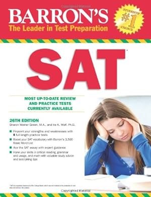 Seller image for Barron's SAT for sale by Reliant Bookstore