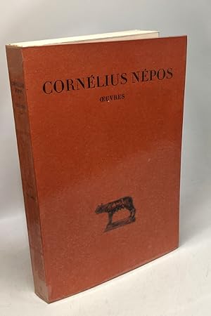 Seller image for Cornlius Npos - Oeuvres - 3e tirages - collection des universits de France for sale by crealivres