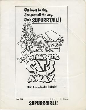 Immagine del venditore per While the Cat's Away . (Original pressbook for the 1972 adult film) venduto da Royal Books, Inc., ABAA