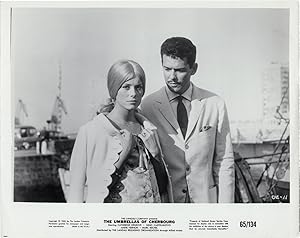 Image du vendeur pour The Umbrellas of Cherbourg [Les Parapluies de Cherbourg] (Collection of six original photographs from the 1965 US release of the 1964 French film) mis en vente par Royal Books, Inc., ABAA