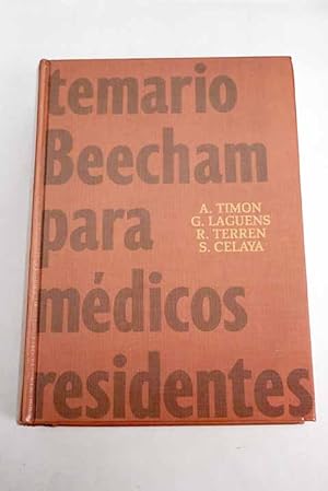 Imagen del vendedor de Temario Beecham para mdicos residentes a la venta por Alcan Libros