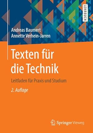 Immagine del venditore per Texten fr die Technik venduto da BuchWeltWeit Ludwig Meier e.K.