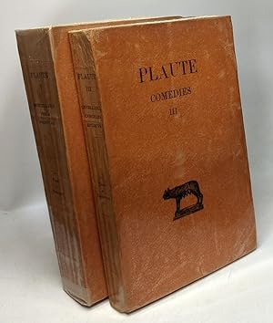 Imagen del vendedor de Plaute - TOME III. Cistellaria Curculio Epidicus (1935) + TOME V. Mostellaria Persa Poenulus (1938) - collection des universits de France a la venta por crealivres