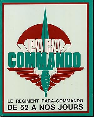 Historique des régiments parachutiste S.A.S commando et para-commando Belges