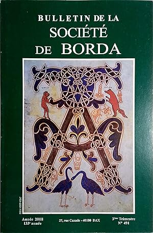 Bulletin de la société de Borda N° 491. 3e trimestre 2008.