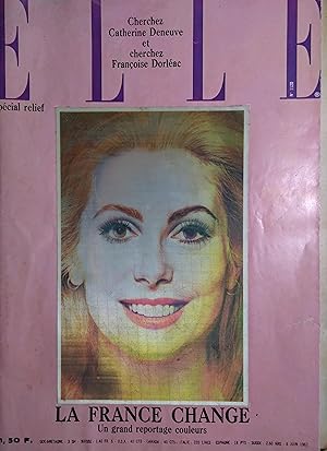 Elle. Spécial relief. Cherchez Catherine Deneuve et cherchez Françoise Dorléac. 8 juin 1967.