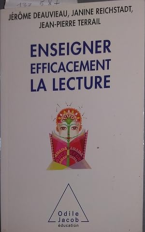 Bild des Verkufers fr Enseigner efficacement la lecture. Une enqute et ses implications. zum Verkauf von Librairie Et Ctera (et caetera) - Sophie Rosire