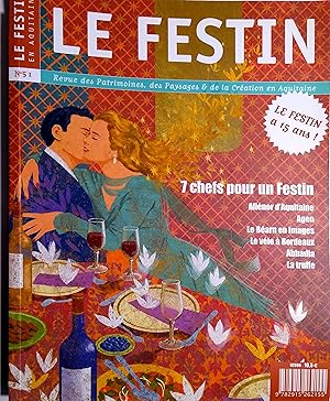 Revue le Festin N° 51. Revue des patrimoines, des paysages et de la création en Aquitaine. Septem...